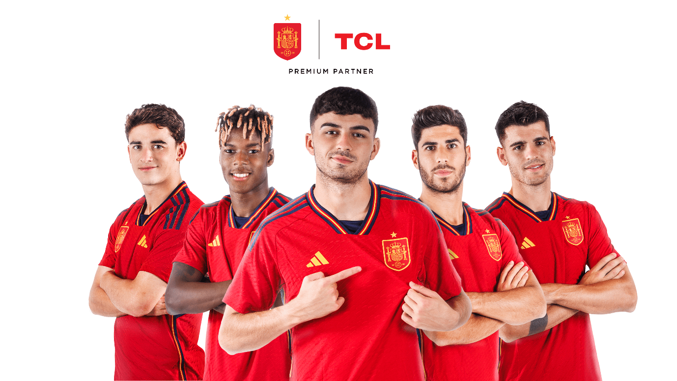 TCL Premium partner al echipei naționale de fotbal a Spaniei